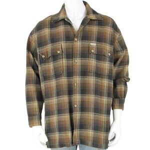 90s Vintage Guess Plaid Check Flannel Hipster Shirt